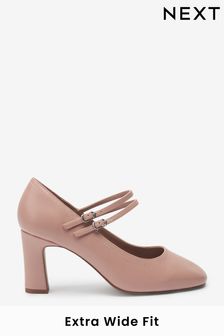 Nude Pink Extra Wide Fit Forever Comfort® Mary Jane Shoes (M75999) | ₪ 117