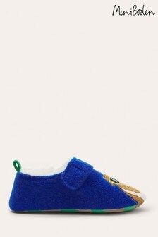 Boden Blue Felt Guinea Pig Slippers (M76556) | $42 - $46