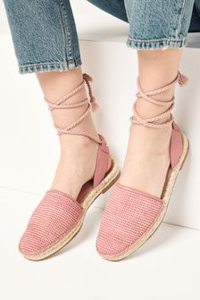 Pink Forever Comfort Espadrille Weave Flats (M77684) | €11