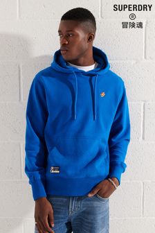 Superdry Blue Organic Cotton Code Essential Pullover Hoodie (M77949) | 67 €