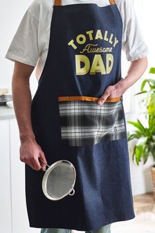 Navy Blue Totally Awesome Dad Apron (M77995) | ₪ 53