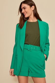 Zelena - Formalne kratke hlače (M78046) | €7