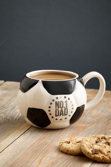 Black/White No. 1 Dad Mug (M78135) | kr86