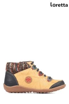 Желтый - Женские кожаные Сапоги и ботинки Loretta (M78572) | €80
