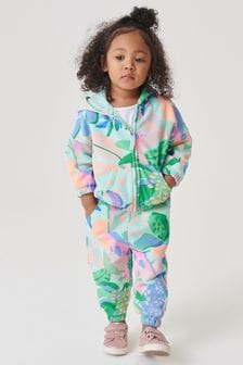 Cu model tropical în culori intense - Set asortat cu pantaloni sport și hanorac (3 luni - 7 ani) (M78870) | 149 LEI - 182 LEI