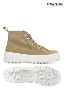 Superga Brown Tan 2341 Alpina Trench Ankle Boots (M79416) | €35