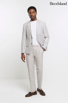River Island Linen Suit: Trousers