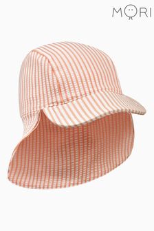 MORI Pink Recycled Fabric Sun Safe Swim Hat
