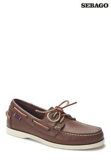 Коричневые кожаные мокасины Sebago Portland (M80254) | 78 850 тг