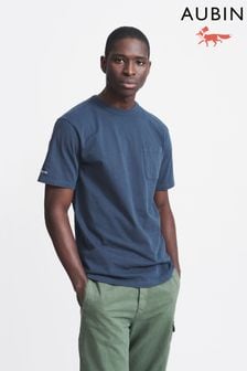 Marineblau - Aubin Newburgh T-Shirt im Relaxed Fit (M80346) | 70 €