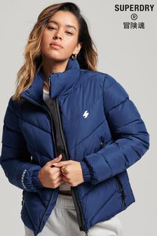 Superdry Blue Non Hooded Sports Puffer Jacket (M81586) | €58
