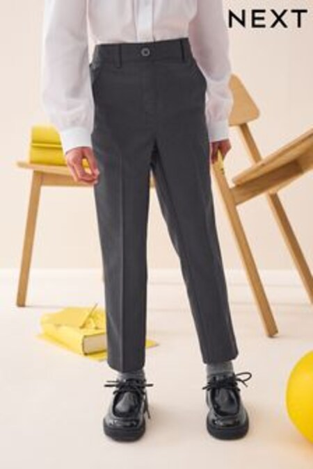 Grey Pull-On Waist Plain Front School Trousers (3-17yrs) (M82158) | 13 € - 21 €