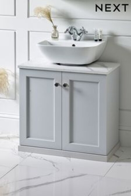 Grey Farnley Panelled Under Sink Storage Storage (M82209) | €179