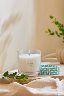 Teal Blue Island Spa Votive Scented Candle (M82607) | €6