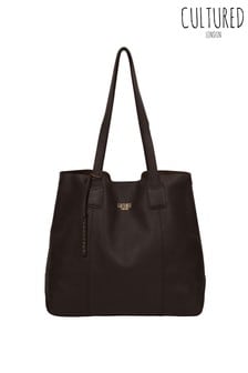 Cultured London Kingston Leather Shopper Bag (M83033) | $64