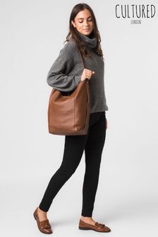 Cultured London Harrow Leather Shoulder Bag