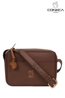 Conkca Tatum Vegetable-Tanned Leather Cross-Body Bag (M83055) | €67