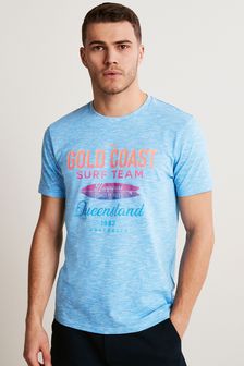 Blue Gold Coast Regular Fit Graphic T-Shirt (M83147) | €21