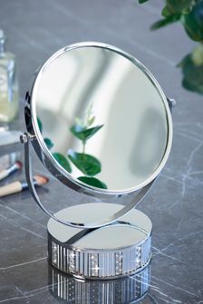 Silver Ella Diamanté Dressing Table Mirror (M84627) | 46 €