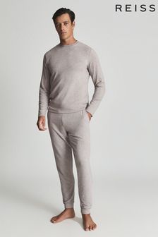 Reiss Taupe Melange Jose Melange Tracksuit Joggers (M84989) | kr1,458