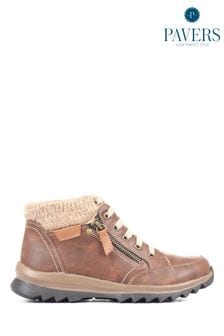 Pavers Ladies Lace Up Ankle Boots