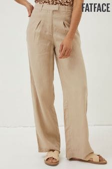 Lanene hlače s širokimi hlačnicami Fatface Ives (M85882) | €39