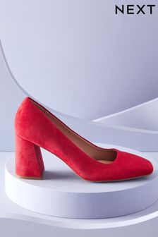 Rot - Forever Comfort® mit Motionflex Schuhe mit Blockabsatz und eckiger Zehenpartie (M86279) | 33 €