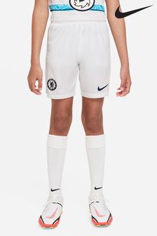 Nike White Chelsea FC 22/23 Away Football Shorts (M86503) | €21