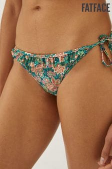 FatFace Green Paradise Frill Bikini Bottoms (M86572) | €14