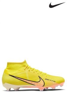 Nike Yellow Zoom Mercurial Superfly 9 Firm Ground Football Boots (M86616) | €108