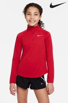 Nike Red Performance Dri-FIT Half Zip Top (M86906) | €48