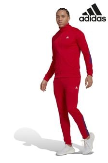 Rot - adidas Mts Slim Trainingsanzug mit Reißverschluss (M87418) | 85 €