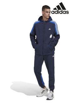Blau - Adidas Fleece-Trainingsanzug (M87419) | 101 €