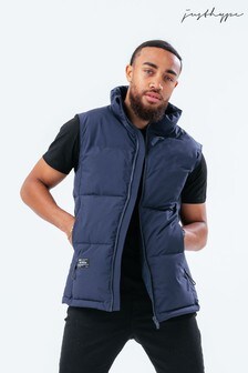 Hype. Mens Navy Blue Gilet With Detachable Hood (M87443) | ₪ 210