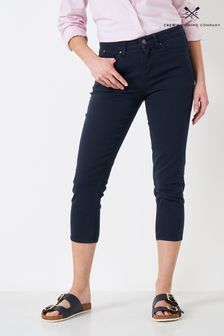 Синий - Укороченные джинсы Crew Clothing (M87475) | €73