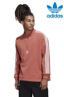 adidas Originals Brown 3 Stripe Polo Sweat Top (M87558) | 42 €