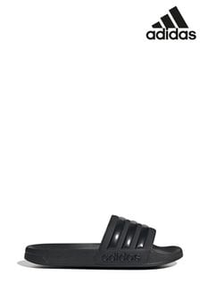 adidas Dark Black Sportswear Adilette Shower Slides (M87656) | €33