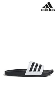 adidas White Adilette Comfort Sandals (M87673) | 17 BD