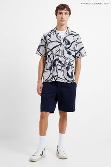 French Connection Grey Swanpool Cotton Shirt