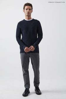 French Connection Ottoman Strickpullover, dunkles Marineblau (M87736) | 45 €