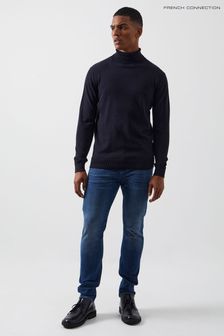 French Connection Blue Roll Jumper (M87737) | €51