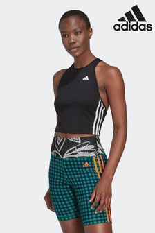 adidas Black AEROREADY Made for Training 3-Stripes Crop Vest (M87779) | $33