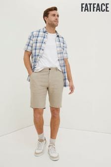 FatFace Natural Linen Flat Front Shorts (M87815) | €36