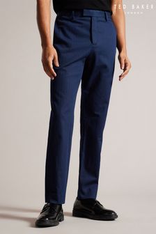 Ted Baker Blue Shakert Irvine Slim Fit Trousers (M87879) | 473 zł