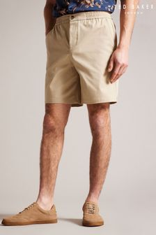 Ted Baker Creswel Shorts mit elastischem Taillenbund und Kordelzug, Natur (M87898) | 61 €
