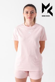 Blassrosa - Miss Kick Damen Sandy T-Shirt, Schwarz (M88098) | 34 €