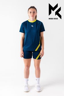Сине-зеленый - Сине-зеленый женский топ стандартного кроя Miss Kick (M88116) | €32