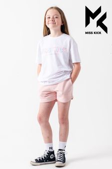 Miss Kick Girls Pale Blue Lion Lounge Shorts