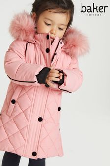 Baker by Ted Baker Pink Quilted Coat (M88438) | €92 - €95