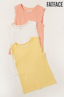 FatFace Orange Rib Jersey Vest 3 Pack (M88840) | $59